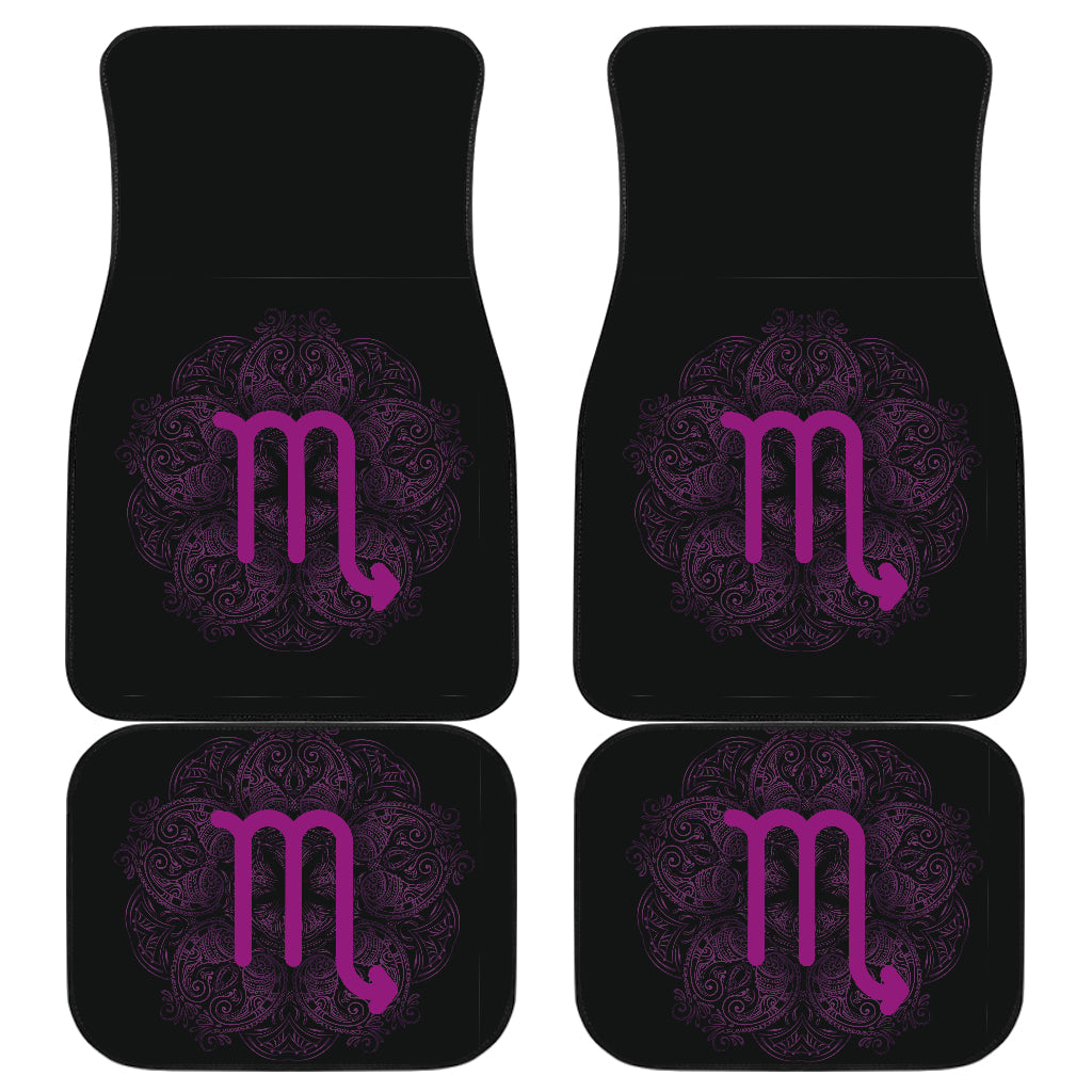Purple Scorpio Car Floor Mats