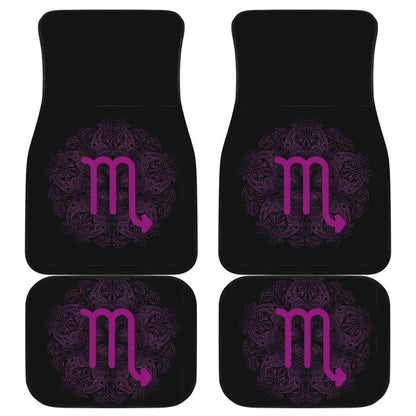 Purple Scorpio Car Floor Mats