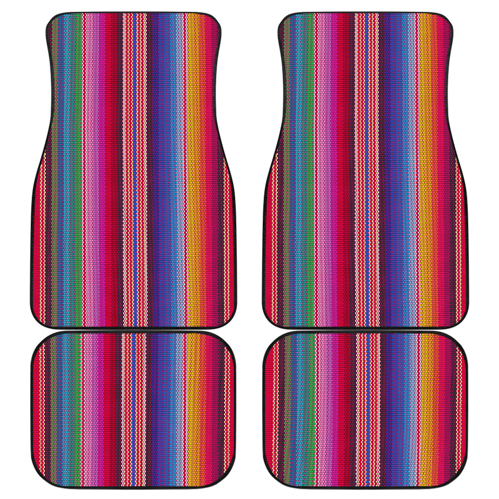 Colorful Rainbow Stripes Car Floor Mats