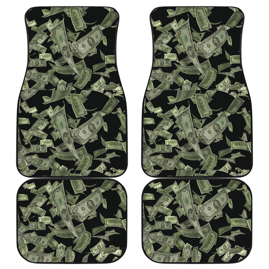 Front And Back Car Mats (Set Of 4) - Money