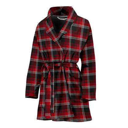 Womens Red Plaid Bath Robe