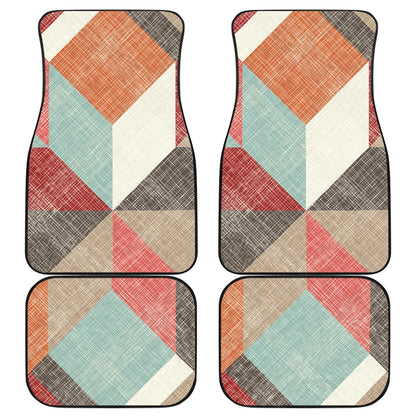 Abstract Diagonal Car Floor Mats