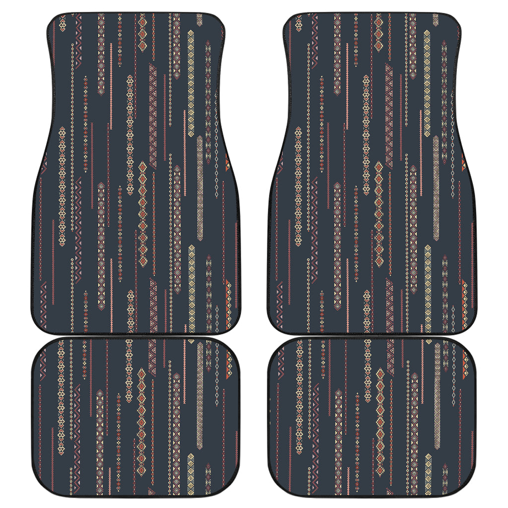 Boho Chic Bohemian Stripes Car Floor Mats