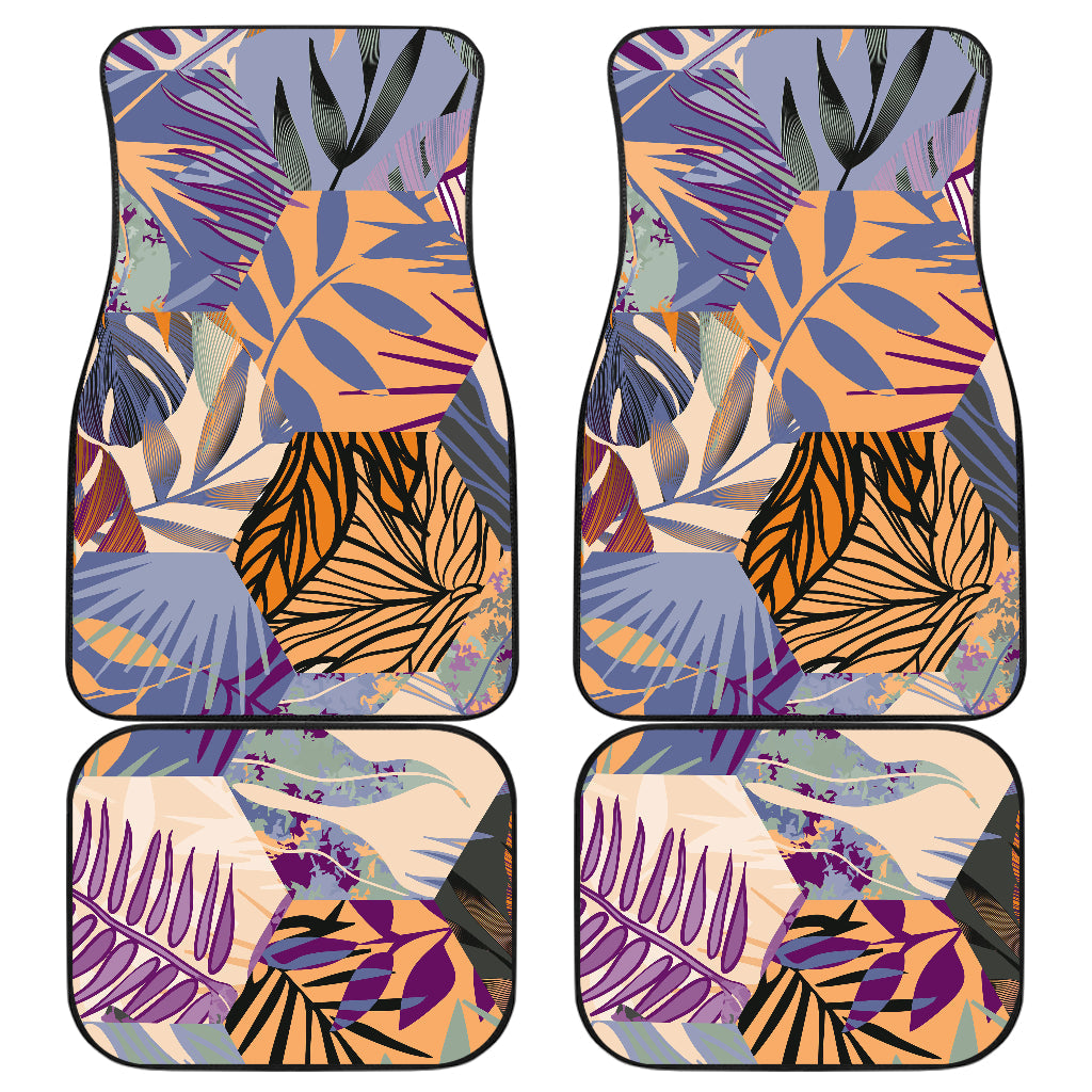 Floral Honeycomb Car Floor Mats