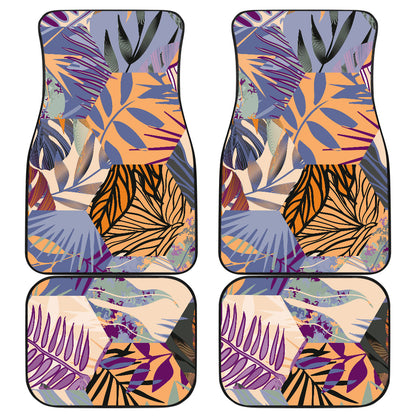 Floral Honeycomb Car Floor Mats