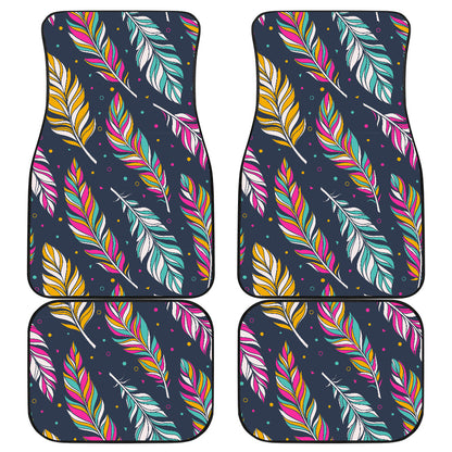 Colorful Feathers Car Floor Mats