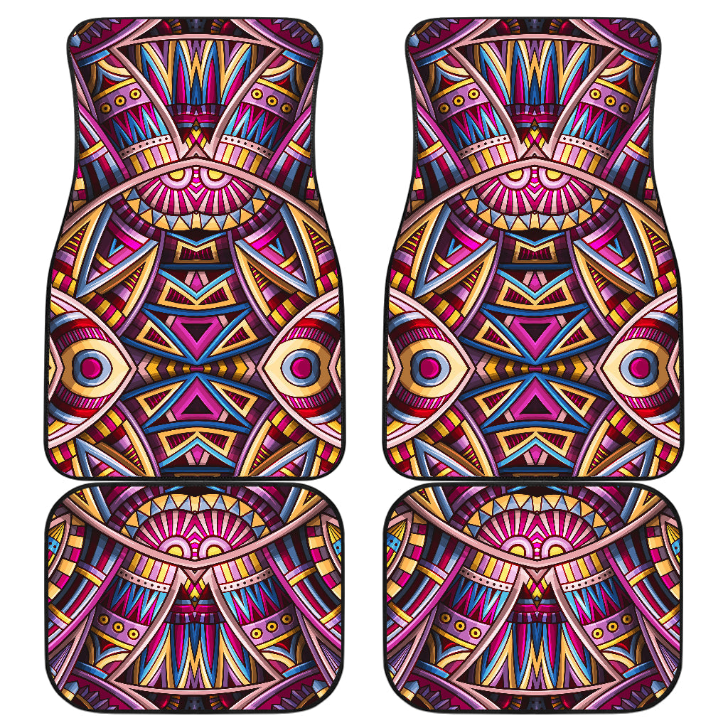 Colorful Tribal Pattern Car Floor Mats
