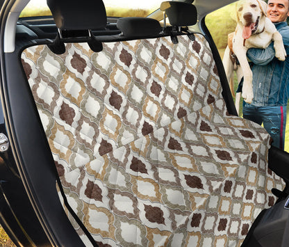 Vintage Pattern Car Back Seat Pet Cover