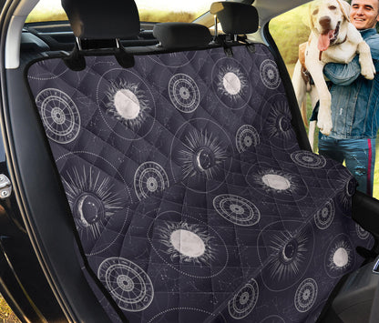 Astrology Symbols Car Back Seat Pet Cover
