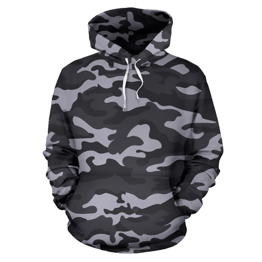 Grey Camouflage Hoodie