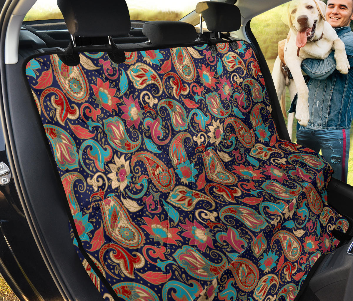 Retro Deco Car Back Seat Pet Cover