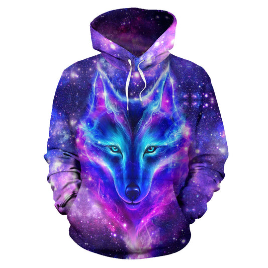 Galaxy Wolf Hoodie