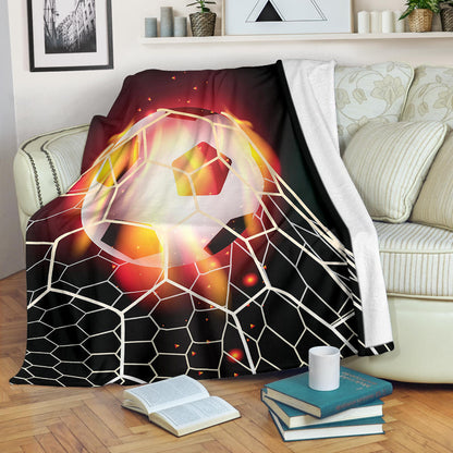 Soccer Ball Fire Net Blanket