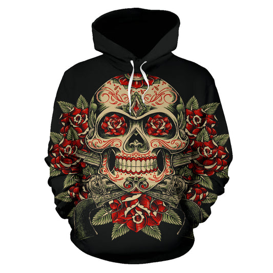 Skull and Roses - Hoodie