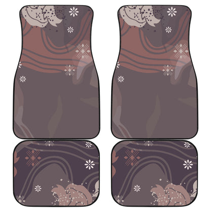 Abstract Floral Car Floor Mats