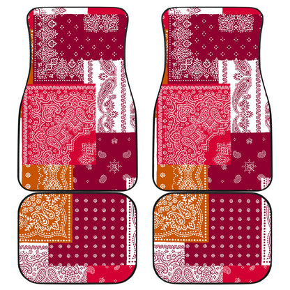 Bandana Patchwork Car Floor Mats
