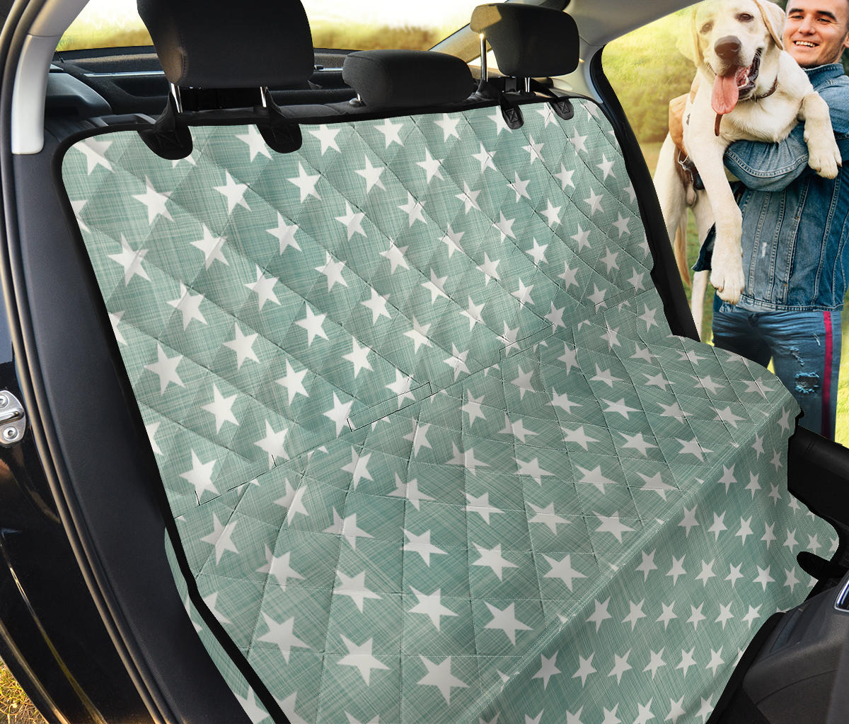 Star Pattern Car Back Seat Pet Cover