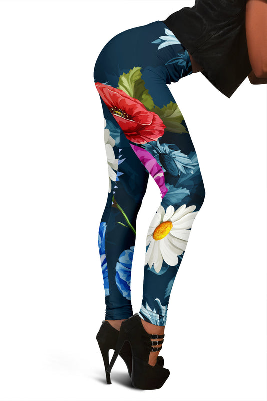 Colorful Flowers Leggings