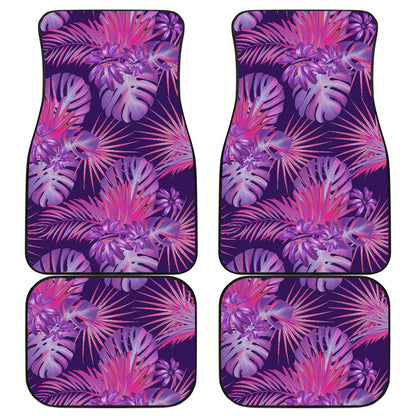 Purple Plants Car Floor Mats