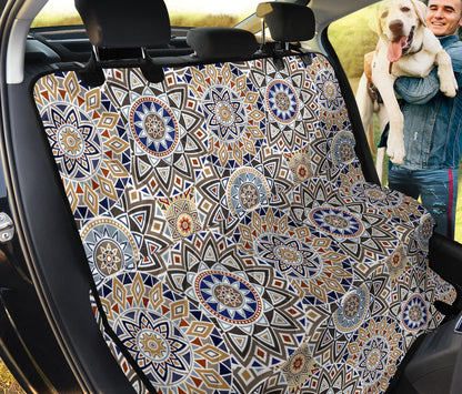 Mandalas Car Back Seat Pet Cover
