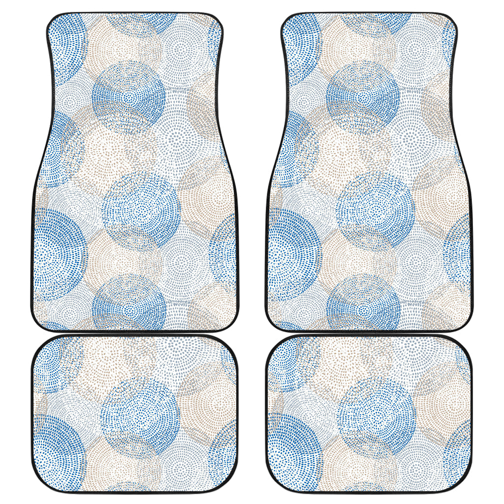 Abstract Circles Car Floor Mats
