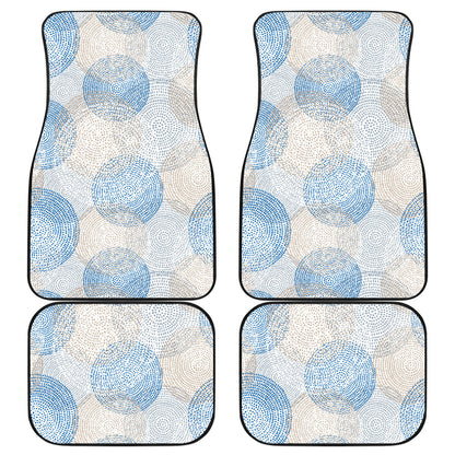 Abstract Circles Car Floor Mats