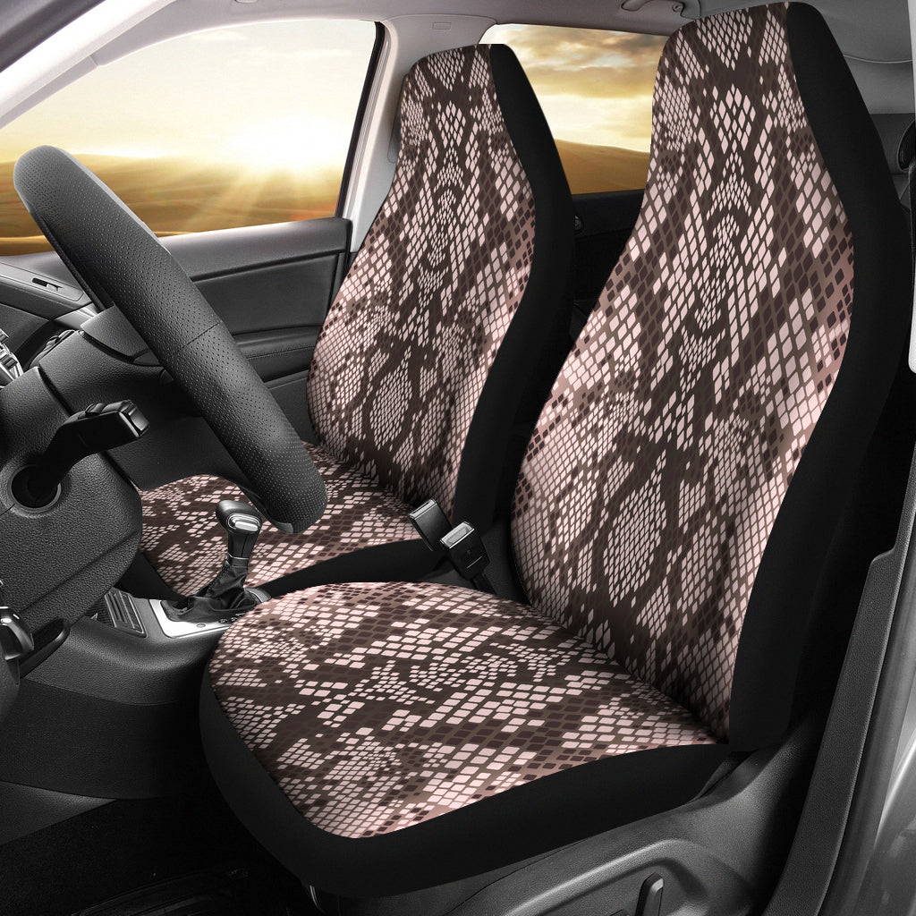 Snake Skin Pattern Printed Car Seat Covers