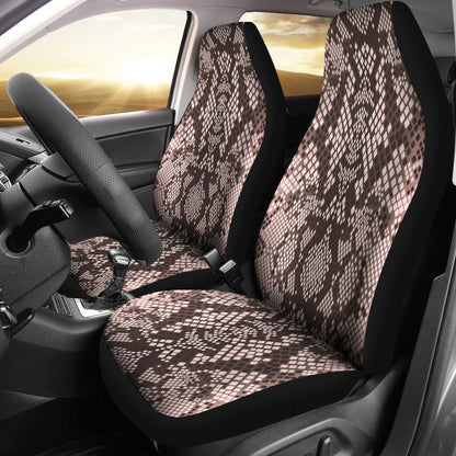 Snake Skin Pattern Printed Car Seat Covers