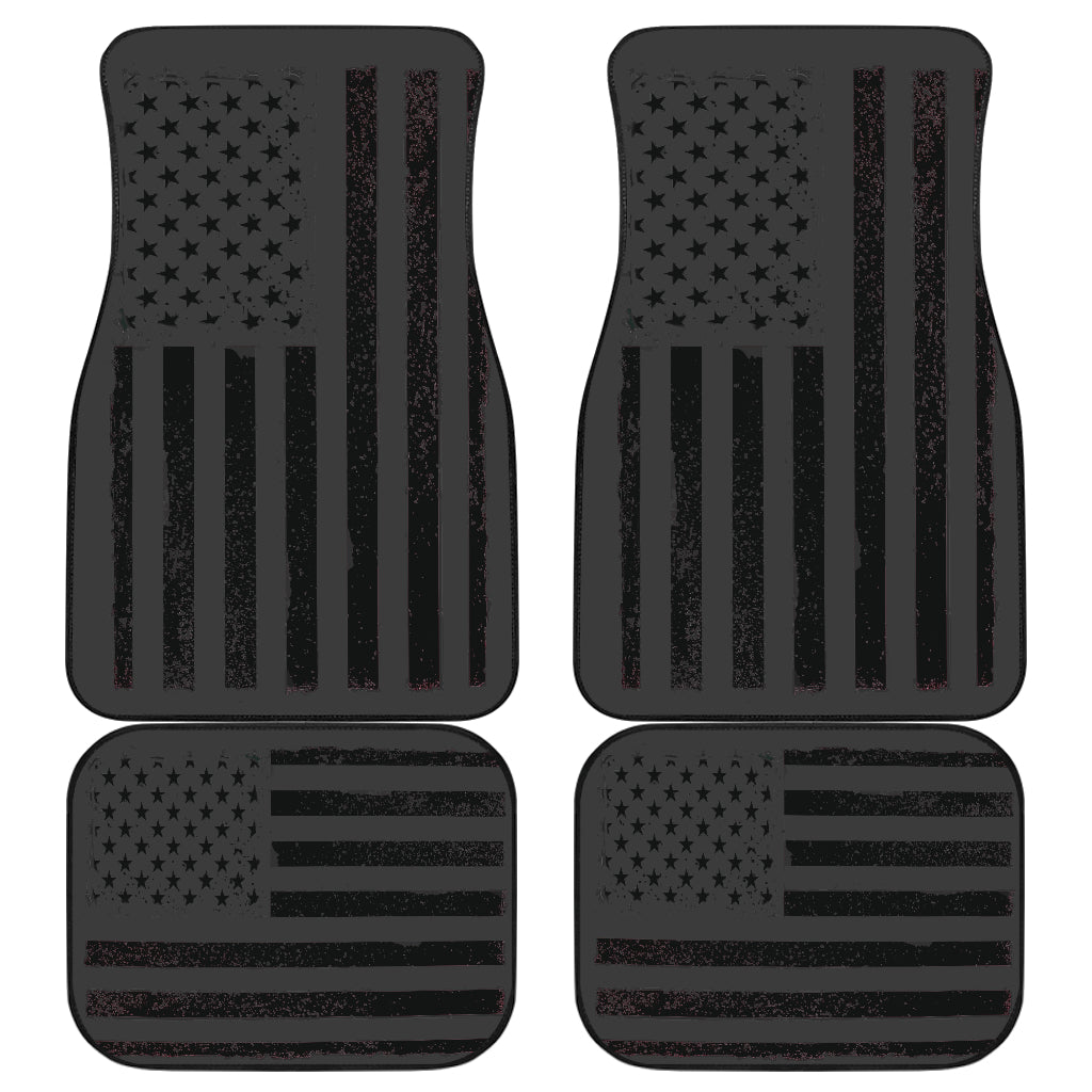 USA Flag Front/Back Car Mats