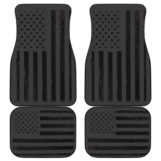 USA Flag Front/Back Car Mats