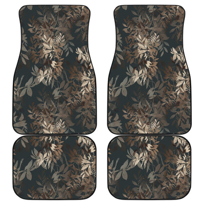 Green Leaves Car Floor Mats