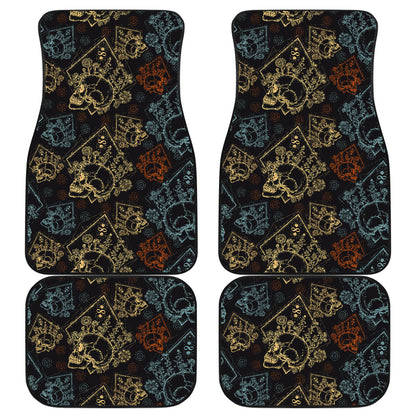 Skull Pattern Car Floor Mats