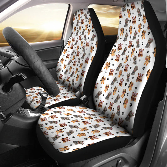 Yorkshire Terrier Car Seat Covers (Set of 2)