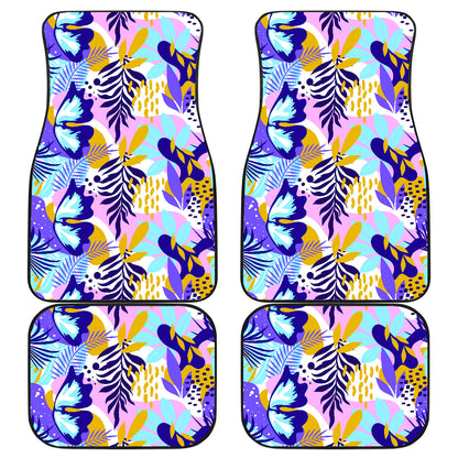 Colorful Floral Car Floor Mats