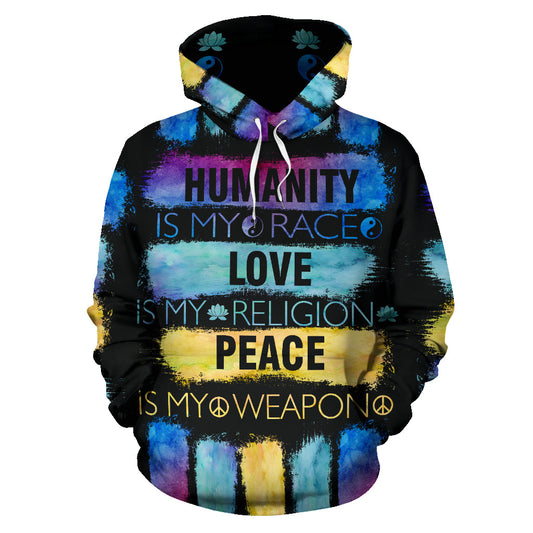 Humanity - Love - Peace - Hoodie