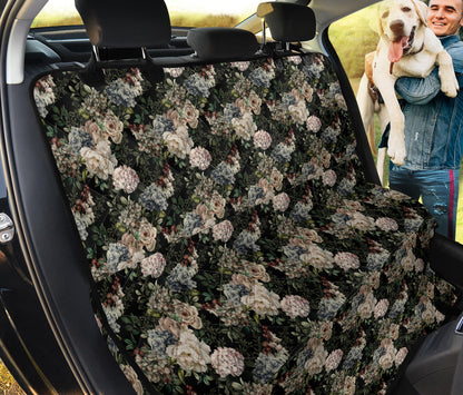 Floral Pattern Car Back Seat Pet Cover