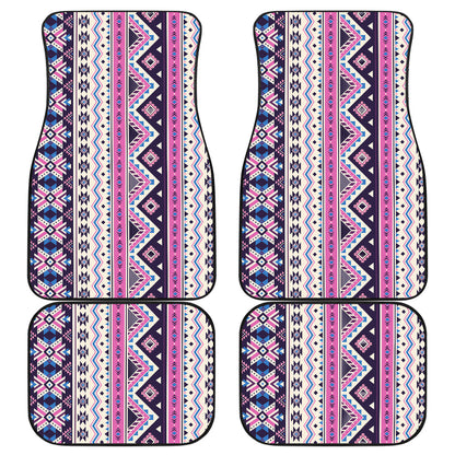 Pink Ethnic Car Floor Mats