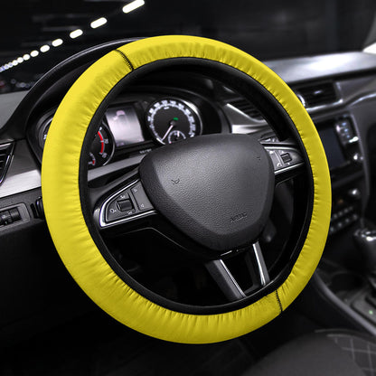 Yellow Steering Wheel Cover