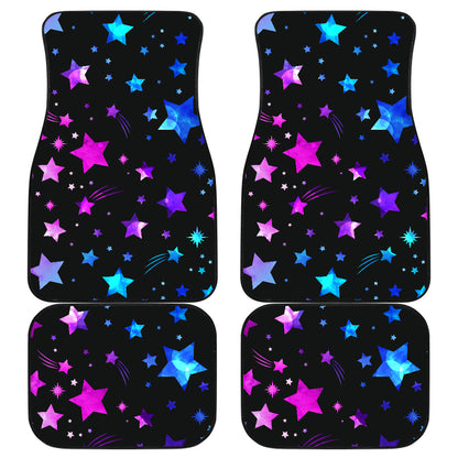 Pink Purple Stars Car Floor Mats