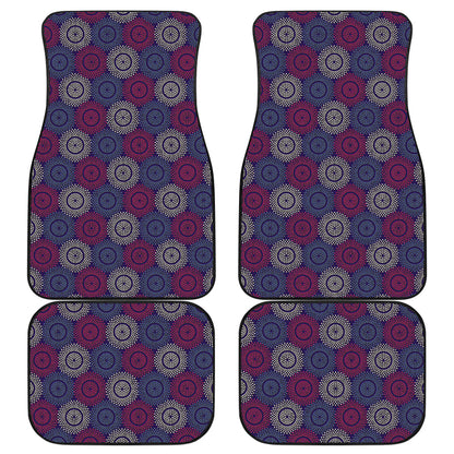 Abstract Dot Circles Car Floor Mats
