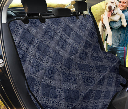 Elegant Plaid Car Back Seat Pet Cover