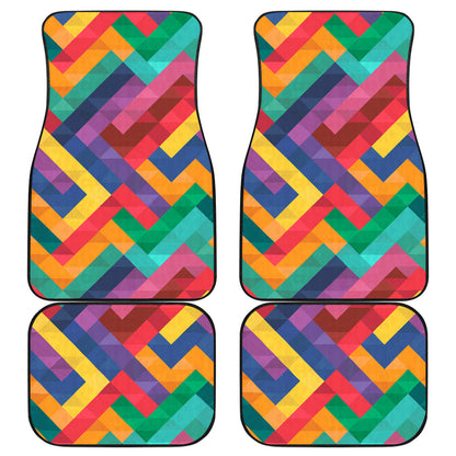Colorful Abstract Car Floor Mats