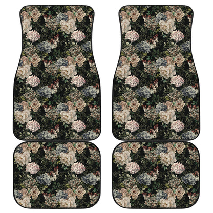 Floral Pattern Car Floor Mats