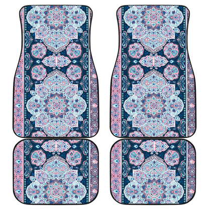 Pink Persian Print Car Floor Mats