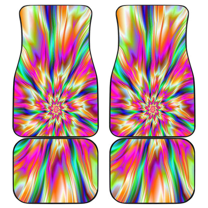 Colorful Psychedelic Car Floor Mats