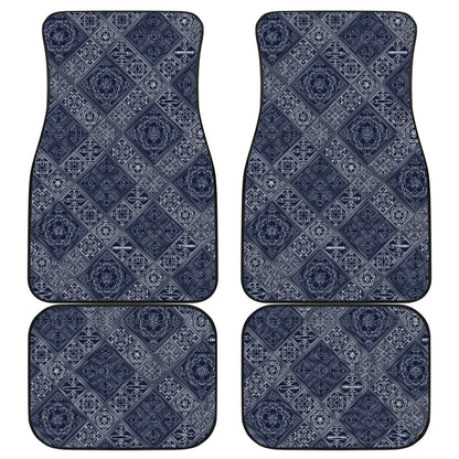 Elegant Plaid Car Floor Mats