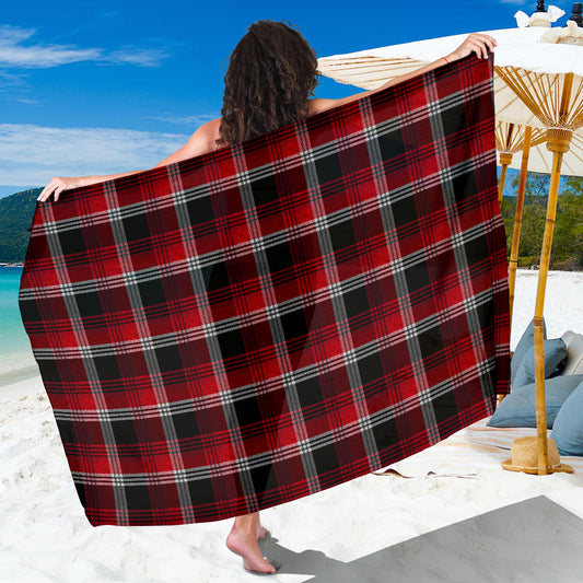 Red Plaid Sarong