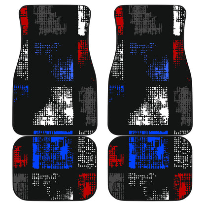 Abstract Blocks Car Floor Mats