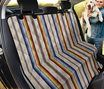 Rainbow Stripes Car Back Seat Pet Cover