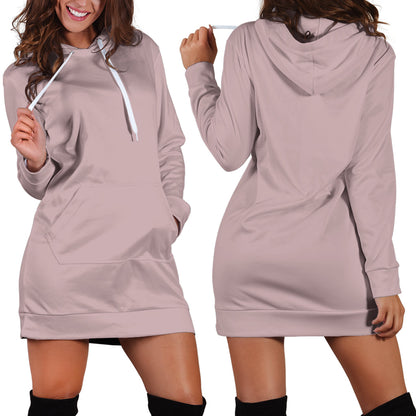Light Dusty Rose - Hoodie Dress